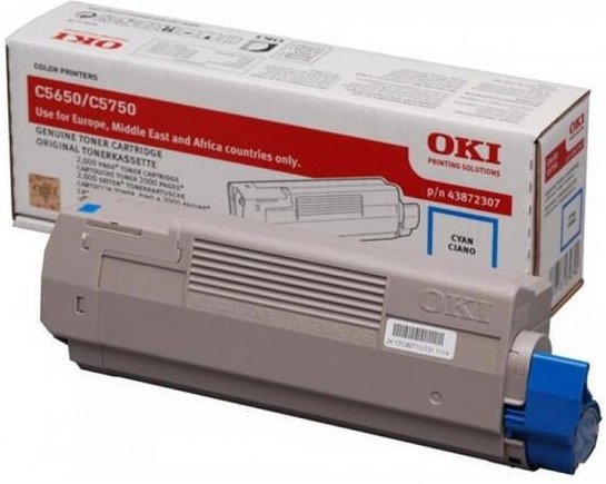 OKI Original Toner cyan 2.000 Seiten (43872307)