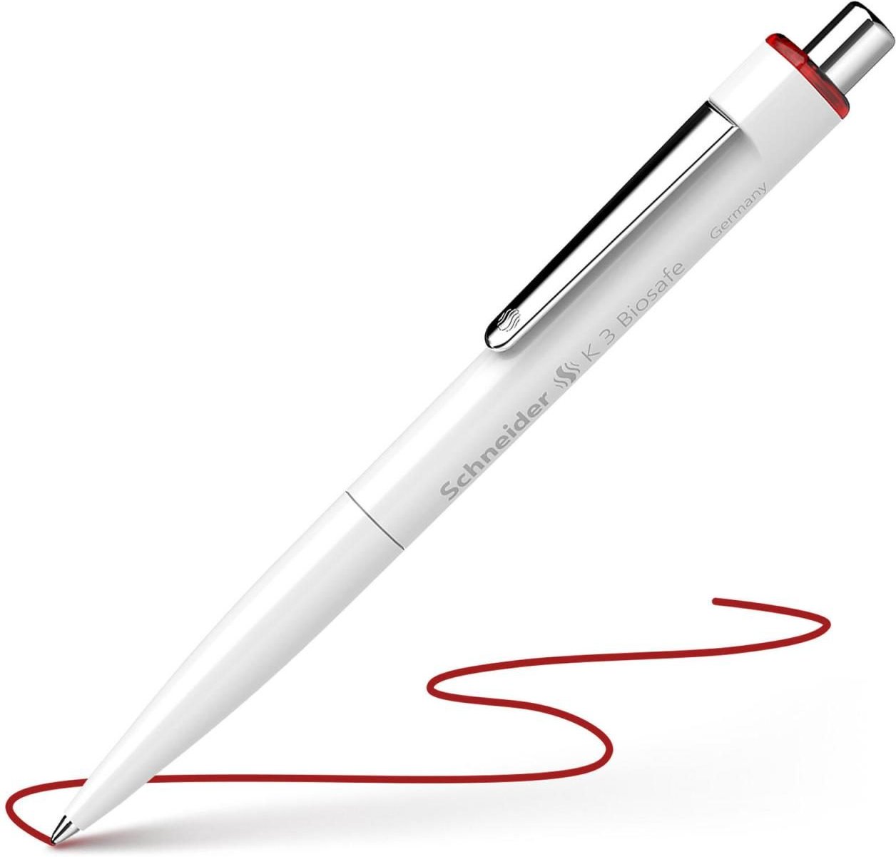 Thumbnail - Schneider K3 Biosafe Kugelschreiber 0.6 mm Rot