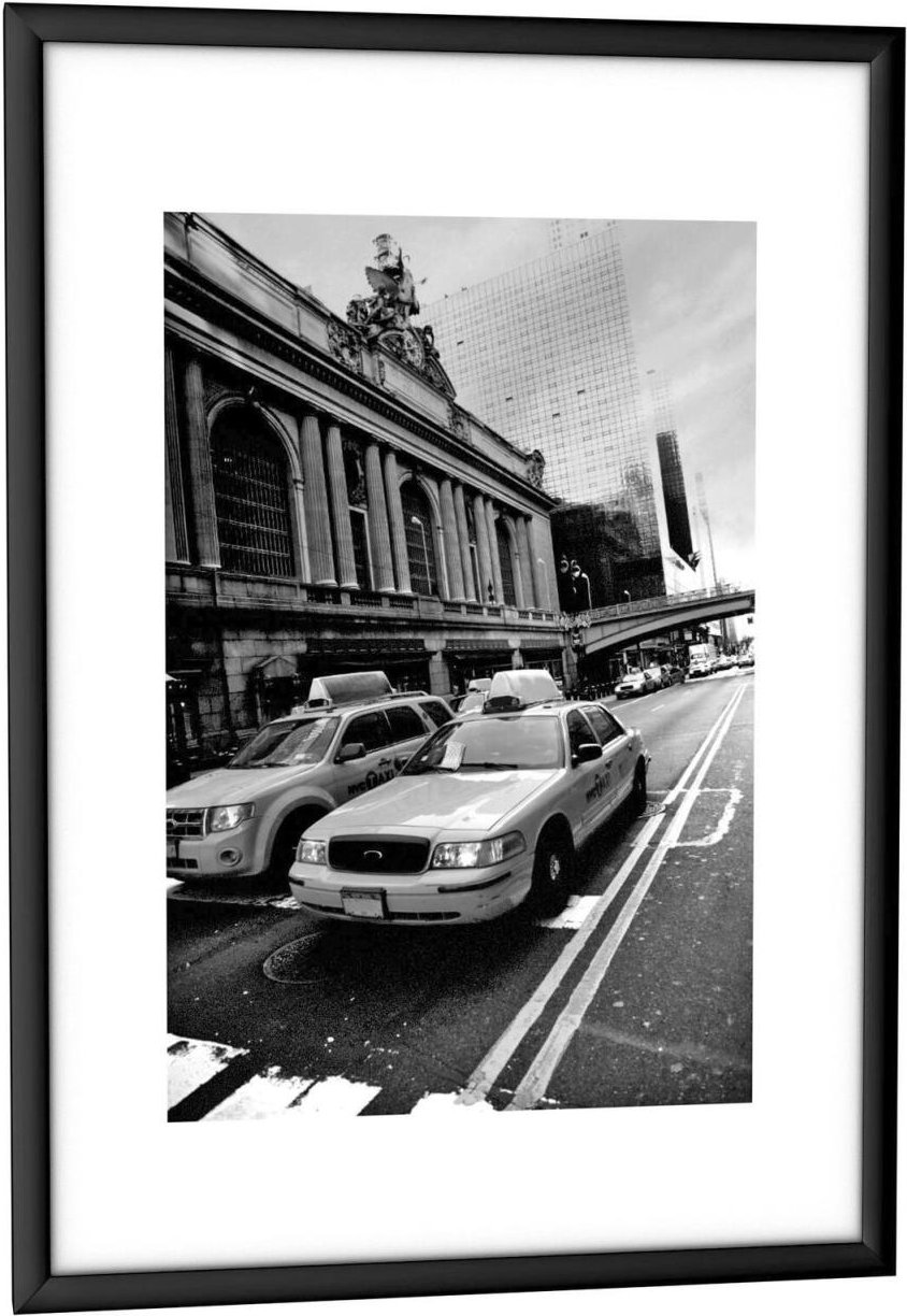 PAPERFLOW Bilderrahmen 21,7 x 30,4 cm schwarz