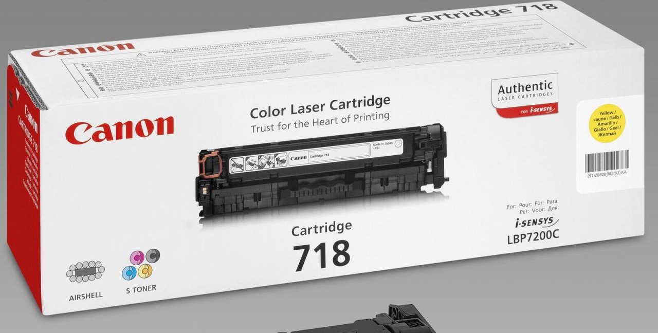 Canon Original 718Y Toner gelb 2.900 Seiten (2659B002)