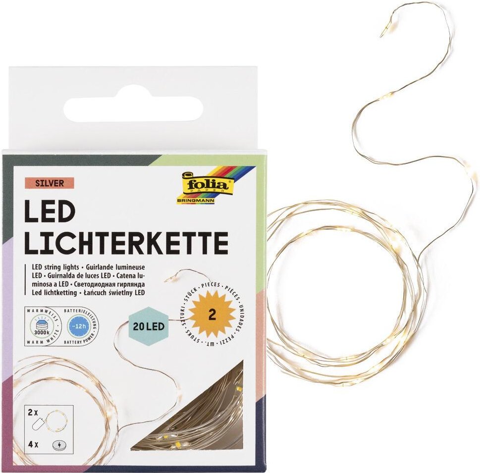 Thumbnail - folia Lichterketten 2.2 m weiß