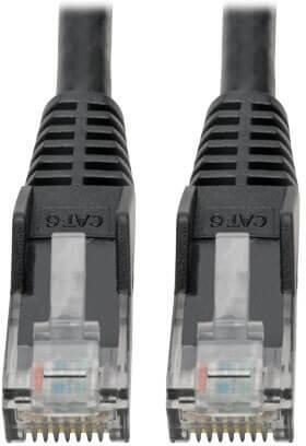 Thumbnail - Eaton Tripp Lite Series Cat6 Gigabit Snagless Molded (UTP) Ethernet Kabel (RJ45 Stecker/Stecker), Schwarz, 6-in. (15.24