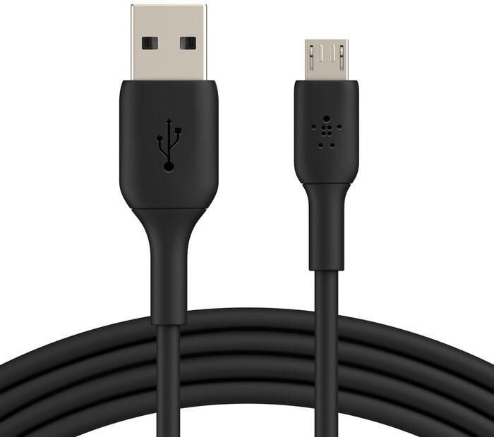 0 Belkin BoostCharge 1 m USB-A/Micro-USB Kabel, schwarz