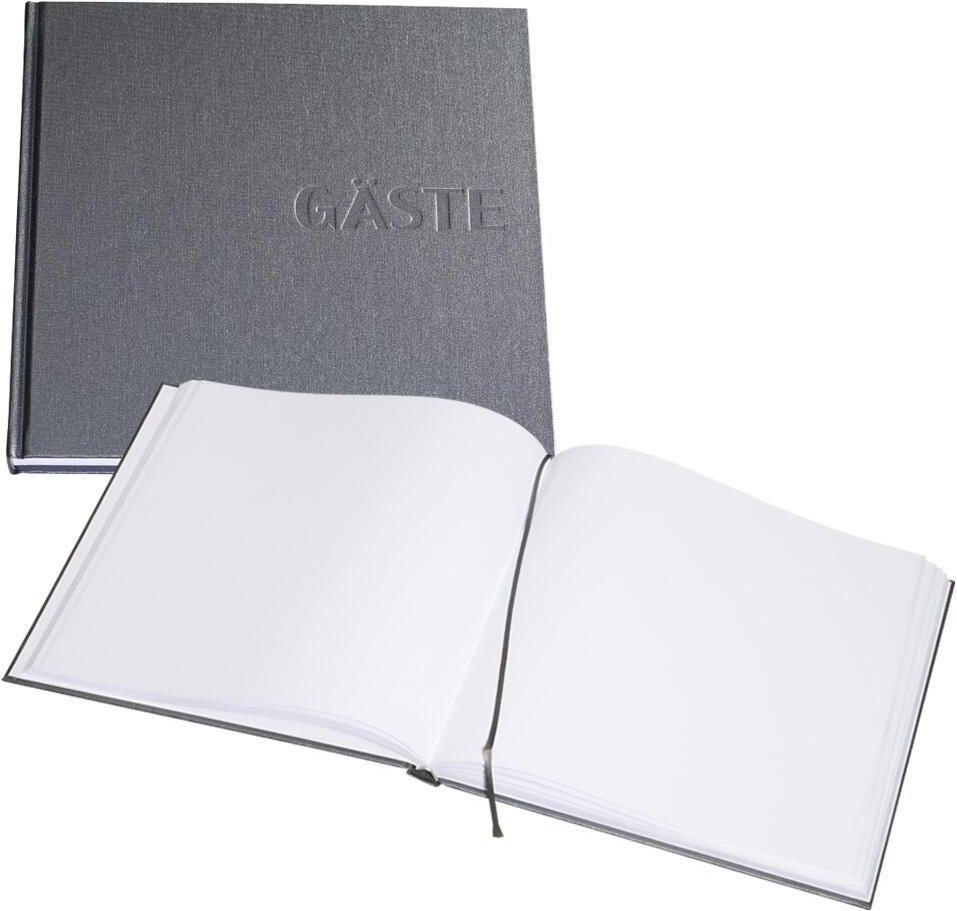 BRUNNEN Gästebuch quadratisch blanko, 200 Seiten