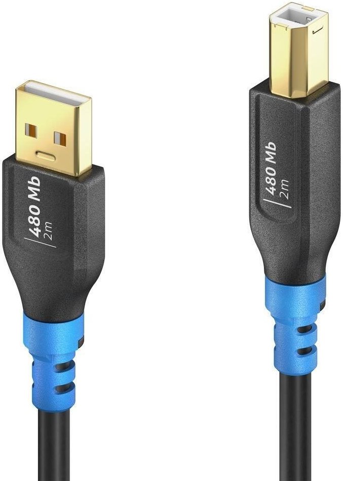 PureLink FlexInstall USB-A auf USB-B Kabel USB 2.0 480Mbps 2.00m