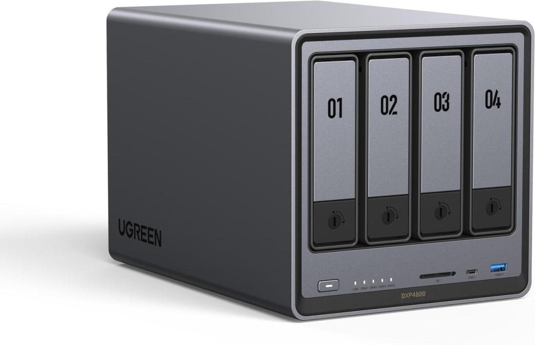 Thumbnail - 0 UGREEN NASync DXP4800 4 Einschübe NAS-Server Leergehäuse (25372)