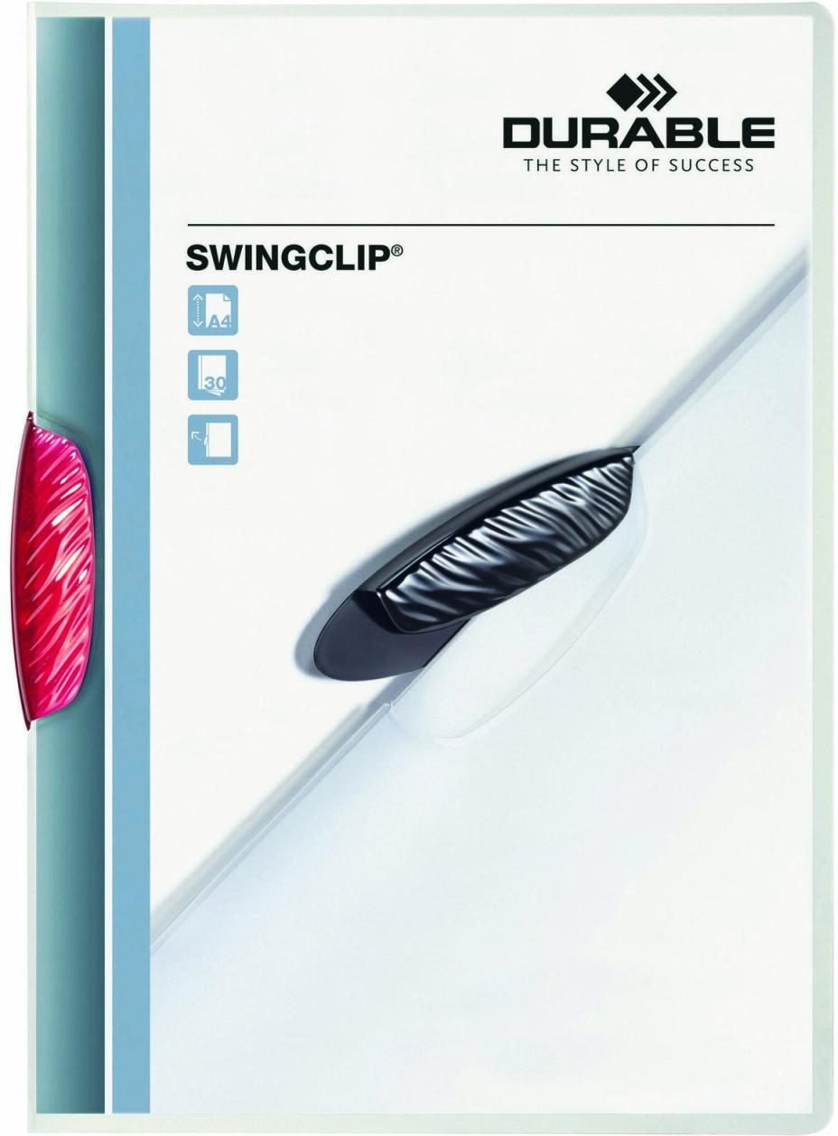 Thumbnail - DURABLE Klemmhefter Swingclip DIN A4 purpurrot