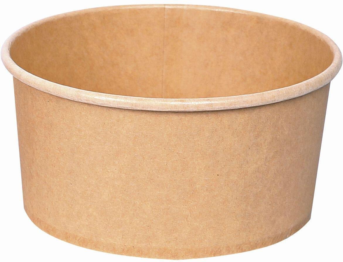 NATURE Star Caesar Einweg-Salatschalen 15 cm 0,75 l braun