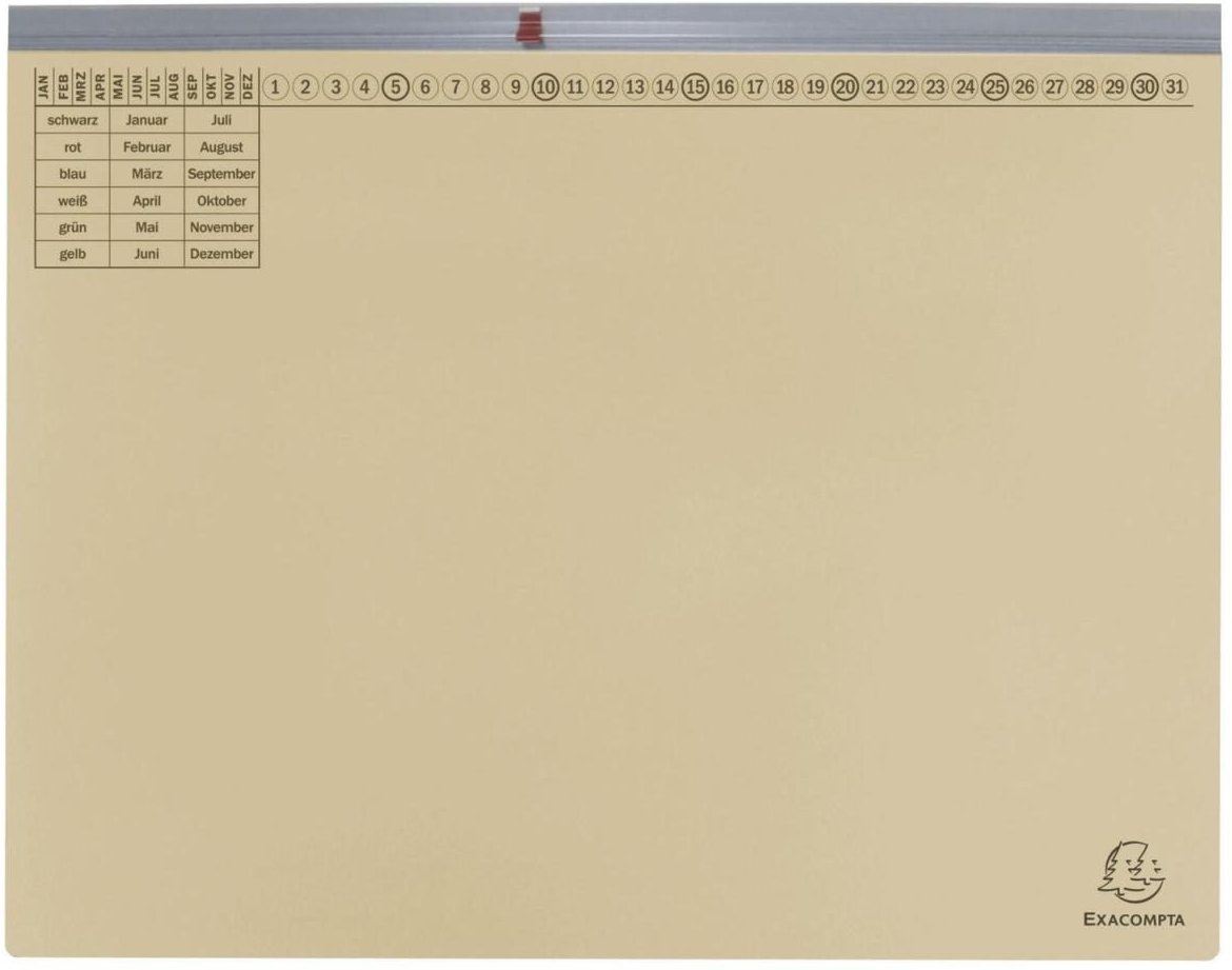 Exacompta Exaflex Premium Hängehefter Amtsheftung DIN A4 chamois