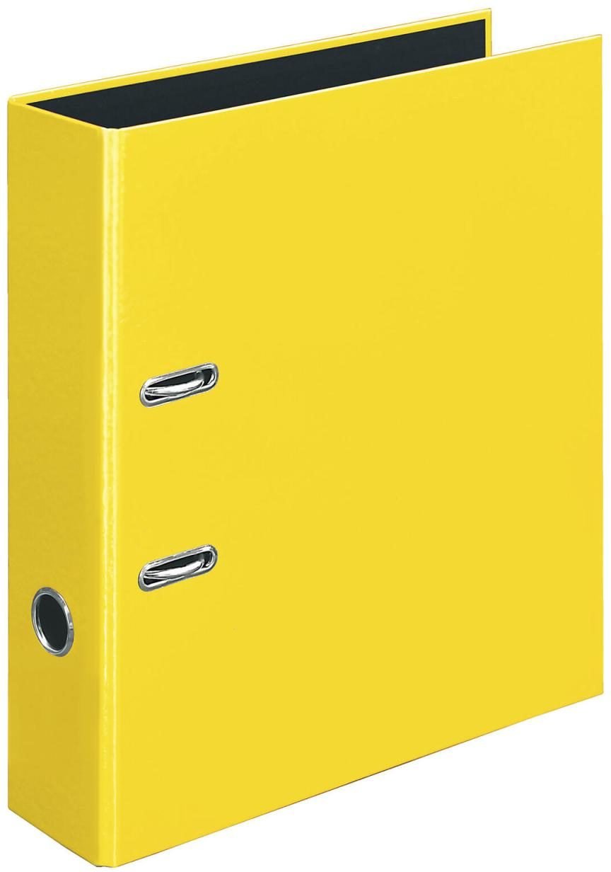 VELOFLEX Ordner Rückenbreite 7 cm DIN A4 Kunststoff gelb