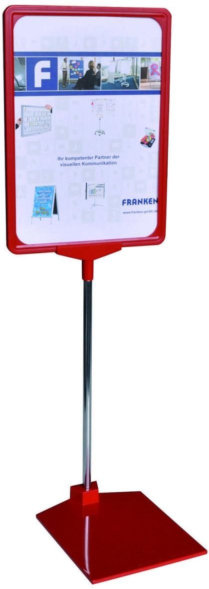 Thumbnail - FRANKEN PSM A4 01 Infoständer DIN A4 1-Fach rot