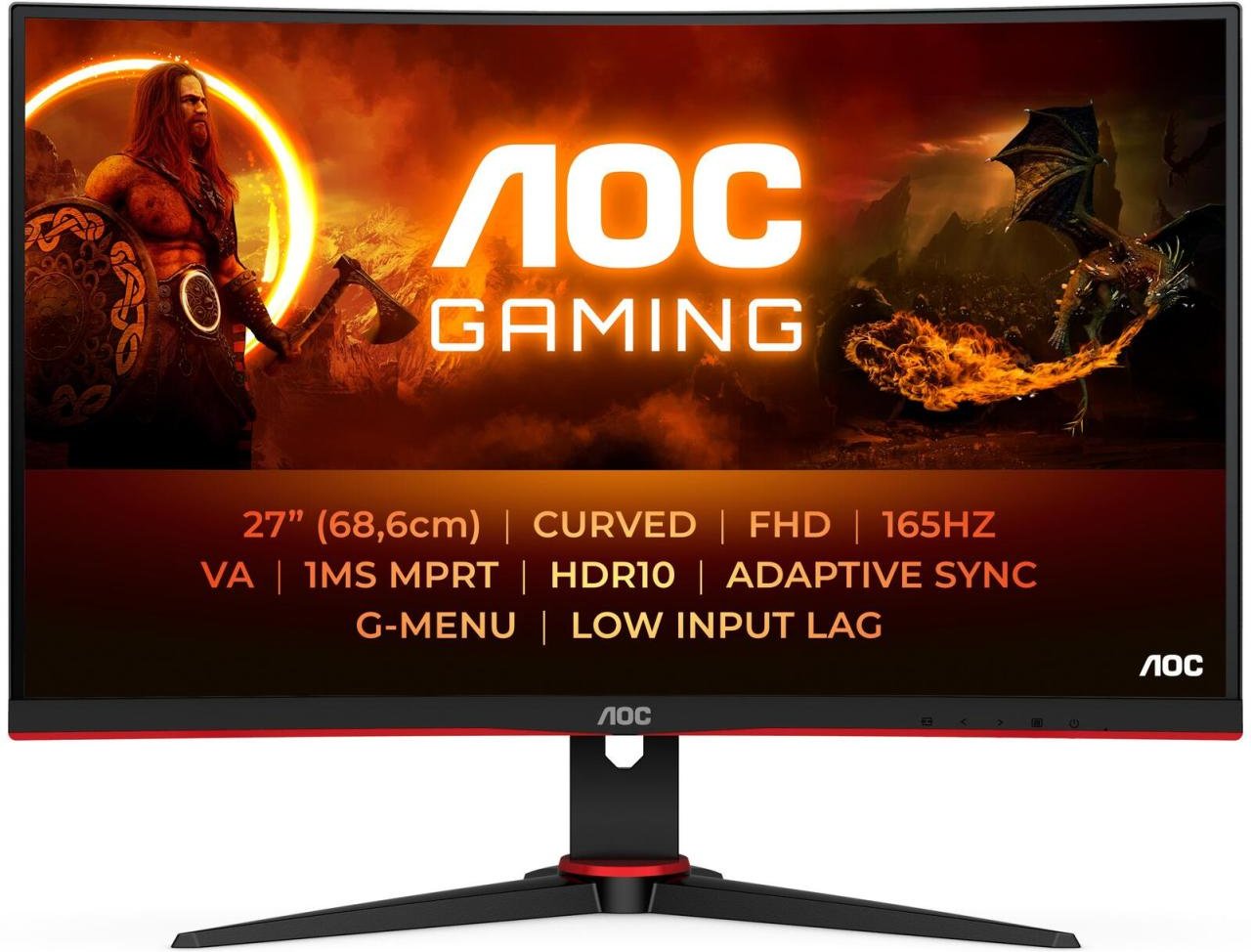 AOC AGON C27G2E/BK Curved Gaming Monitor 68,6cm (27 Zoll)