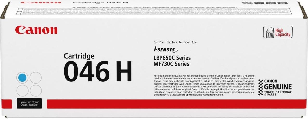Canon Original Toner 046H cyan hohe Ergiebigkeit 5.000 Seiten (1253C002)