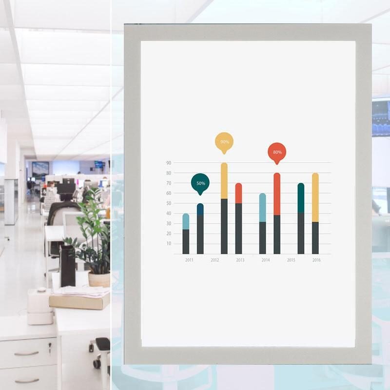 Thumbnail - LMG Magnetrahmen selbstklebend A4 silber