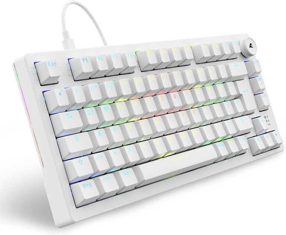 Sharkoon Skiller kabelgebundene Tastatur SGK25 weiß