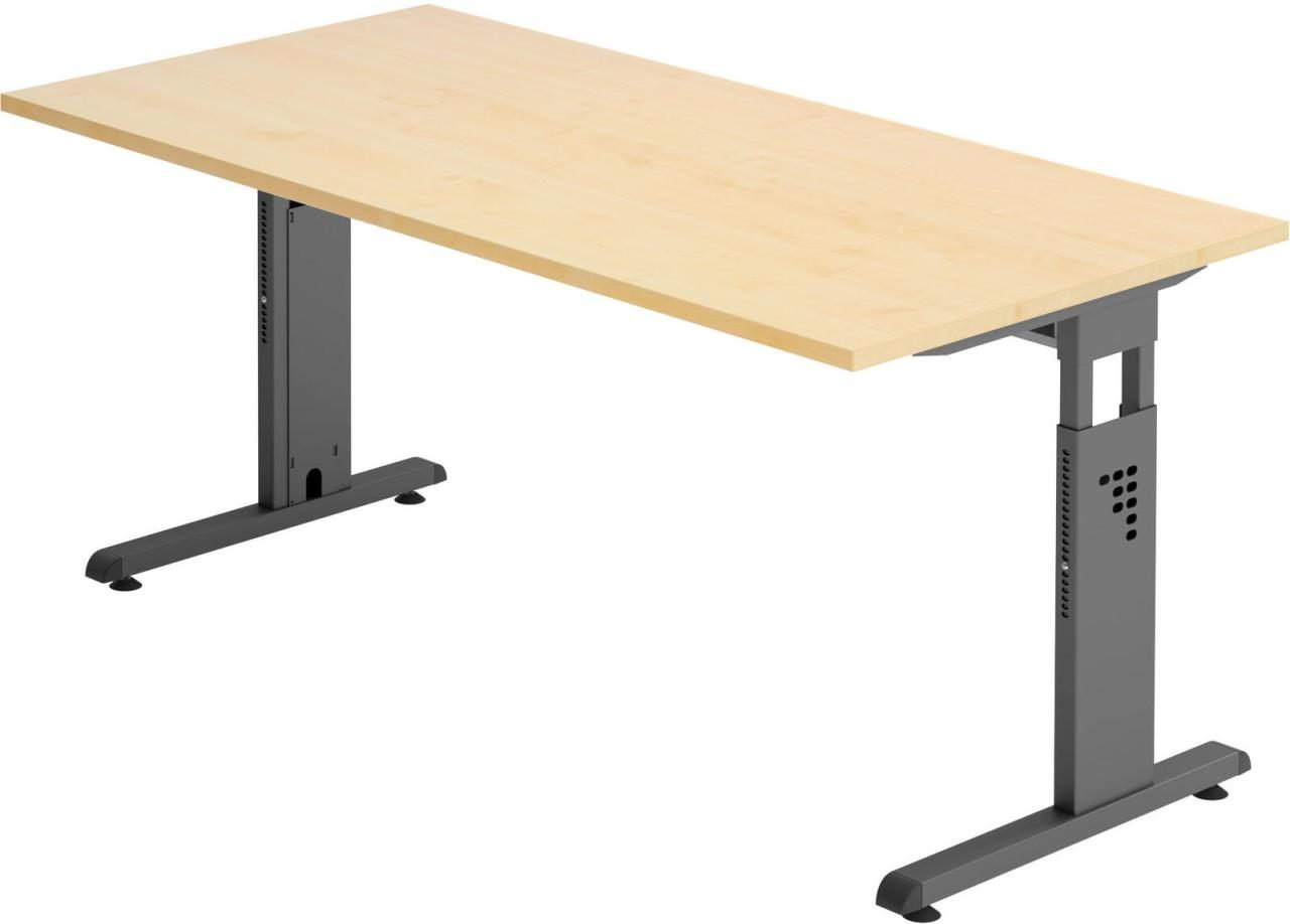 HAMMERBACHER höhenverstellbarer Schreibtisch VOS16/3/G ahorn