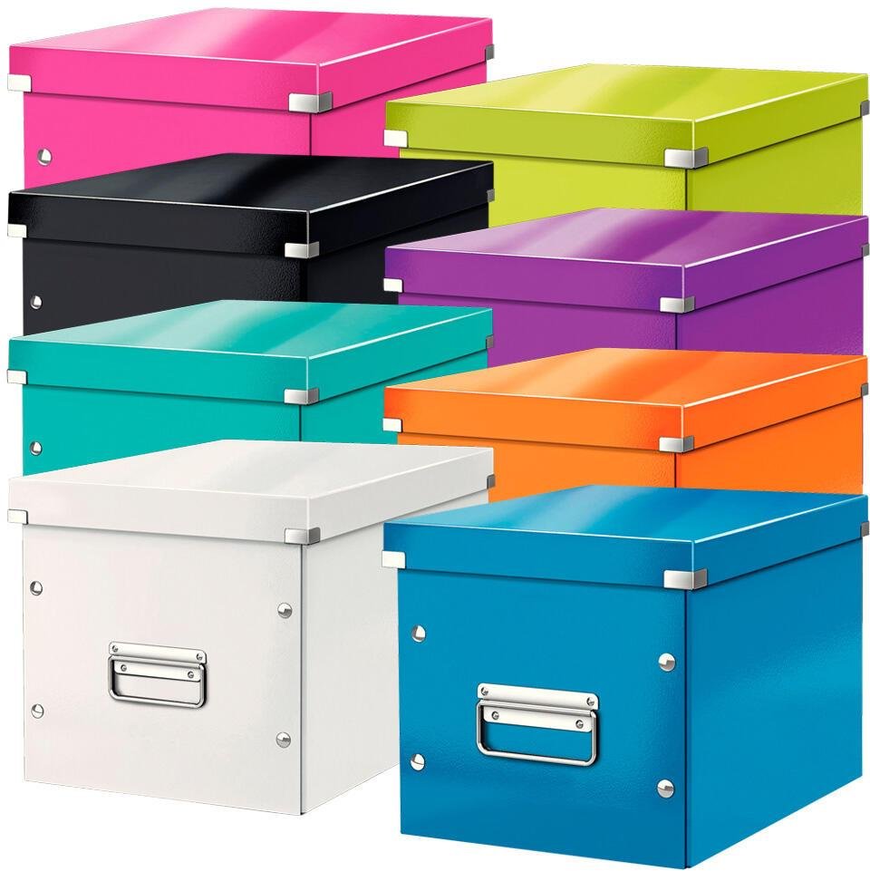 Thumbnail - LEITZ Aufbewahrungsbox Click&Store 10,0 l - 26,0 x 26,0 x 24,0 cm weiß