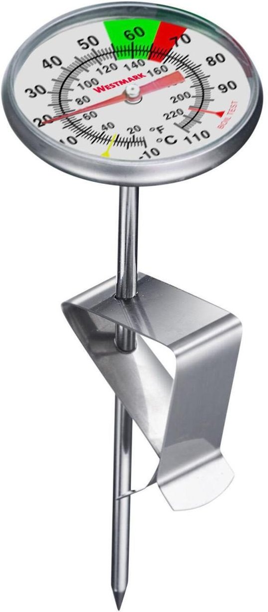 Thumbnail - WESTMARK Milch-Thermomter mit Clip Thermometer silber