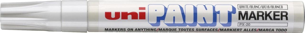 uni-ball PX-20 Lackmarker 2.0 mm Weiß