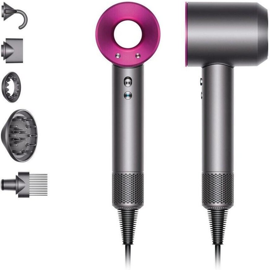 DYSON Supersonic HD07 Haartrockner, Anthrazit/Fuchsia