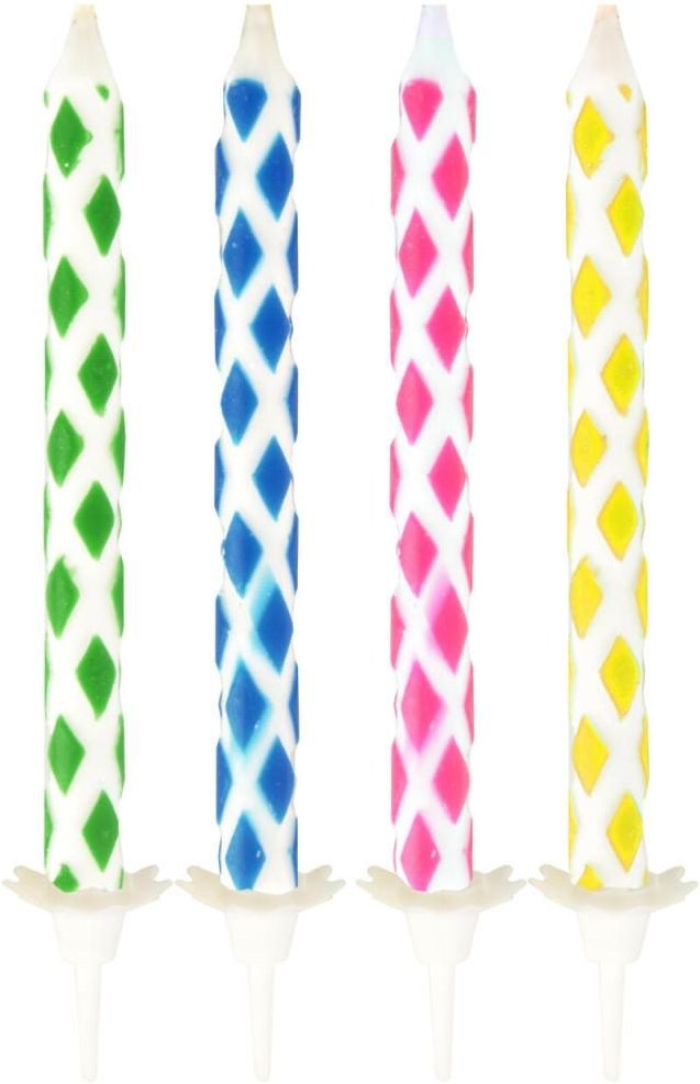 PAPSTAR Magisch Geburtstagskerzen 6 cm mehrfarbig