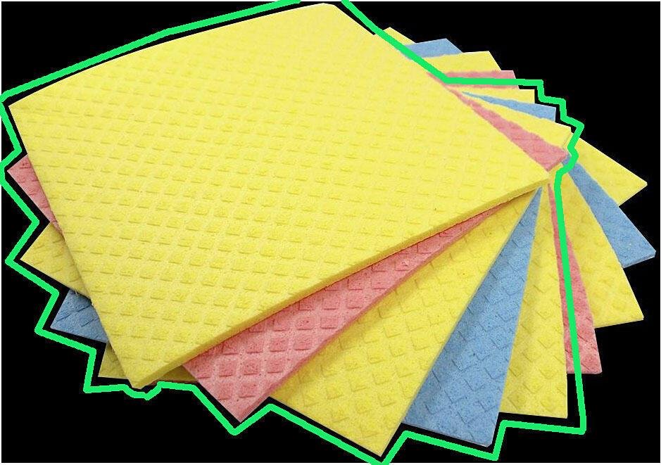 aqualine® Schwammtücher 19 cm x 18 cm