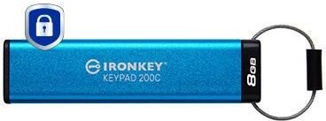 Kingston IronKey Keypad 200C - USB-Stick - 8 GB