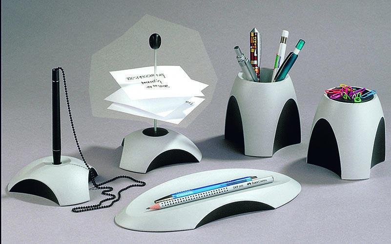 HAN Delta Stiftehalter 6,5 x 4,9 x 8,8 cm grau/schwarz