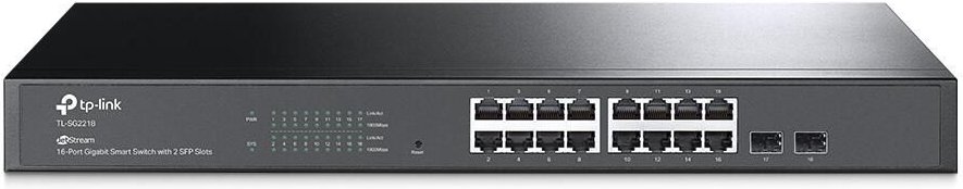 TP-Link JetStream TL-SG2218 16-Port Gigabit Smart Switch mit 2 SFP-Slots