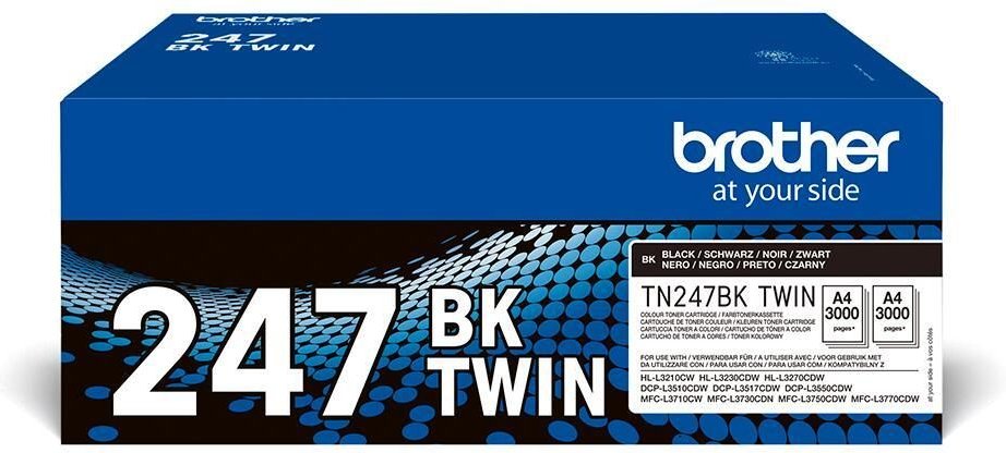 Thumbnail - Brother Original TN-247BK Toner - schwarz Doppelpack (TN242BKTWIN)