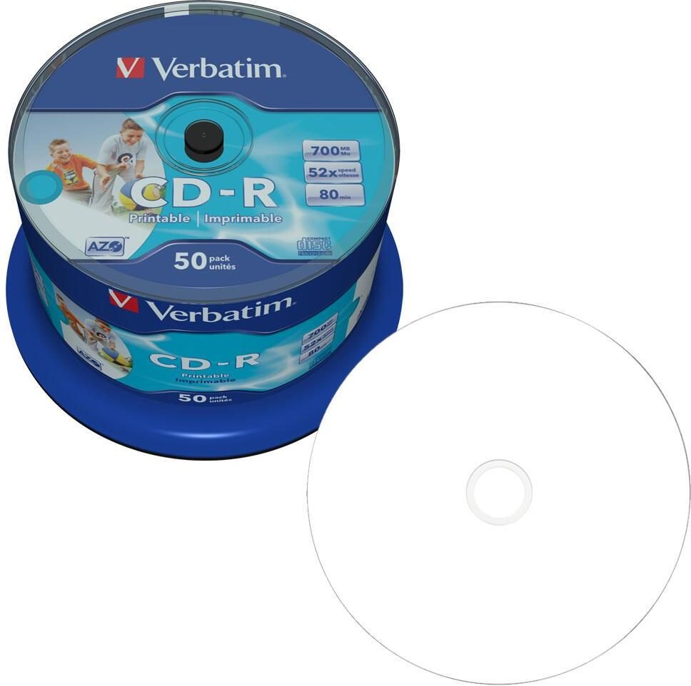 Thumbnail - Verbatim CD-R 700MB 52x 50er Spindel
