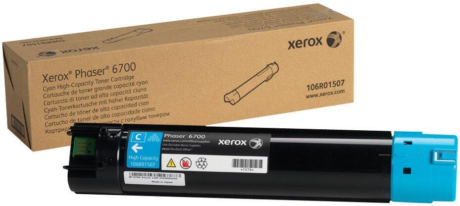 Xerox Original Toner cyan 12.000 Seiten für Phaser 6700 (106R01507)