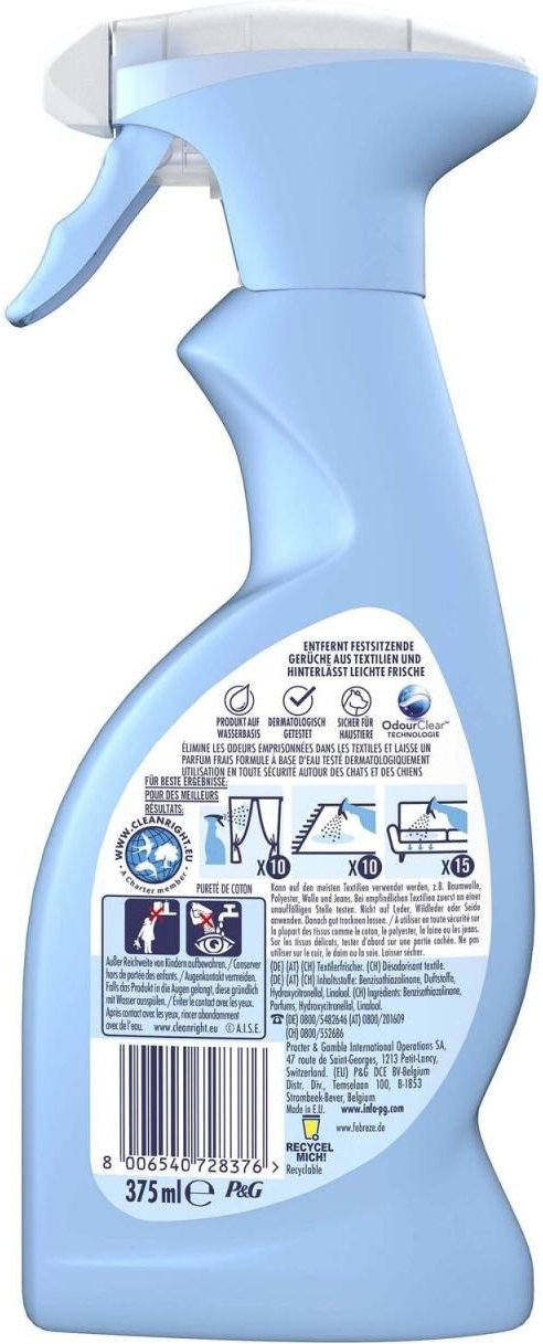 febreze Textilerfrischer Baumwolle 375 ml
