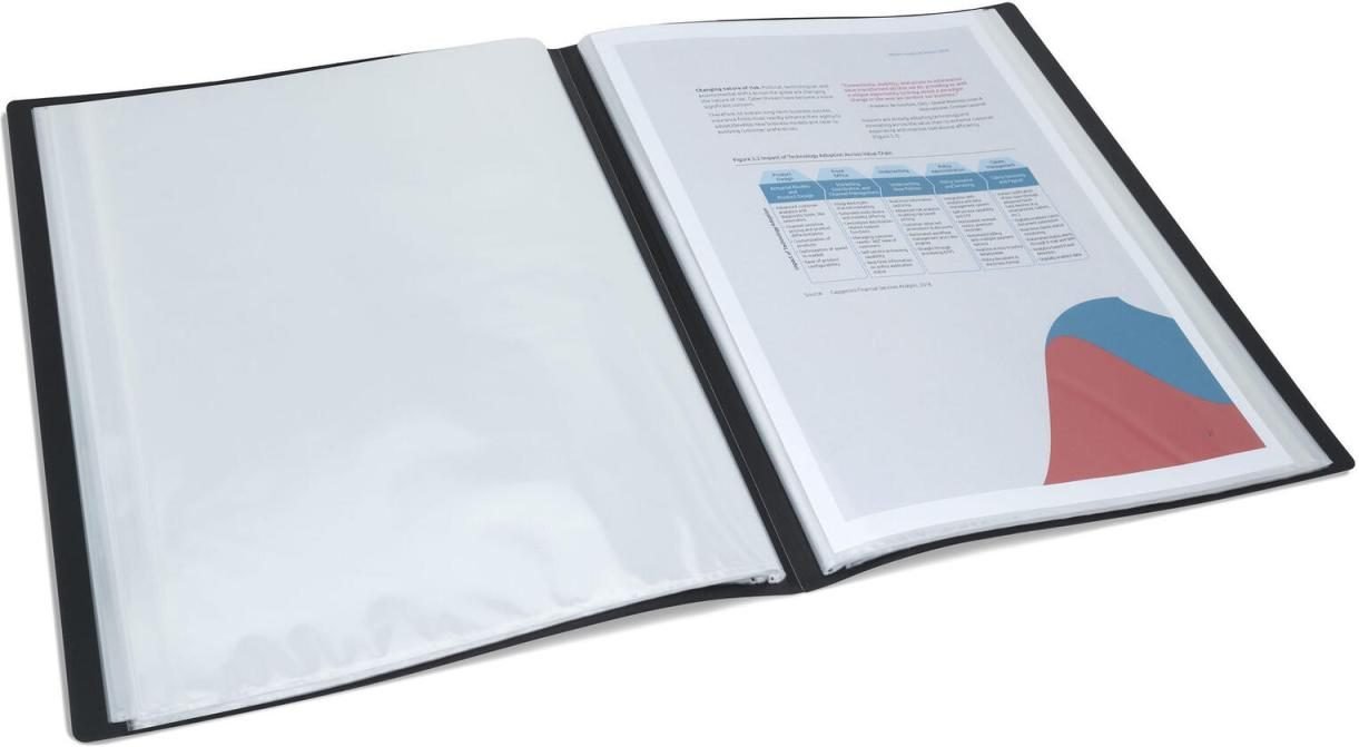 Thumbnail - RAPESCO® Sichtbuch DIN A4 schwarz