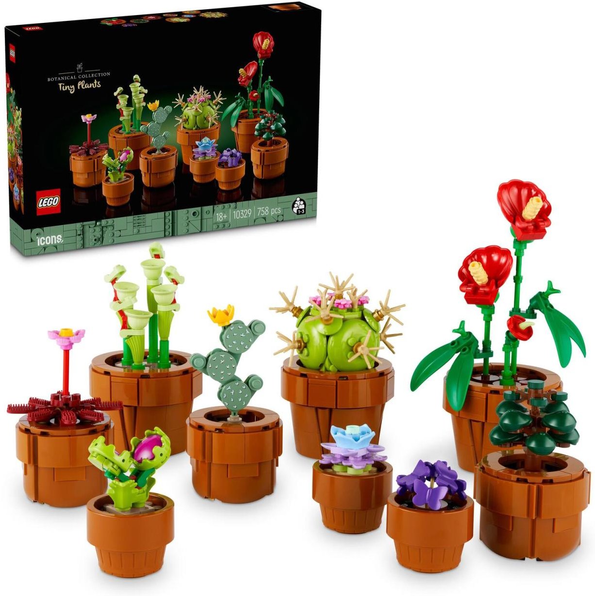 LEGO® Icons Botanicals Collection Mini Pflanzen 10329