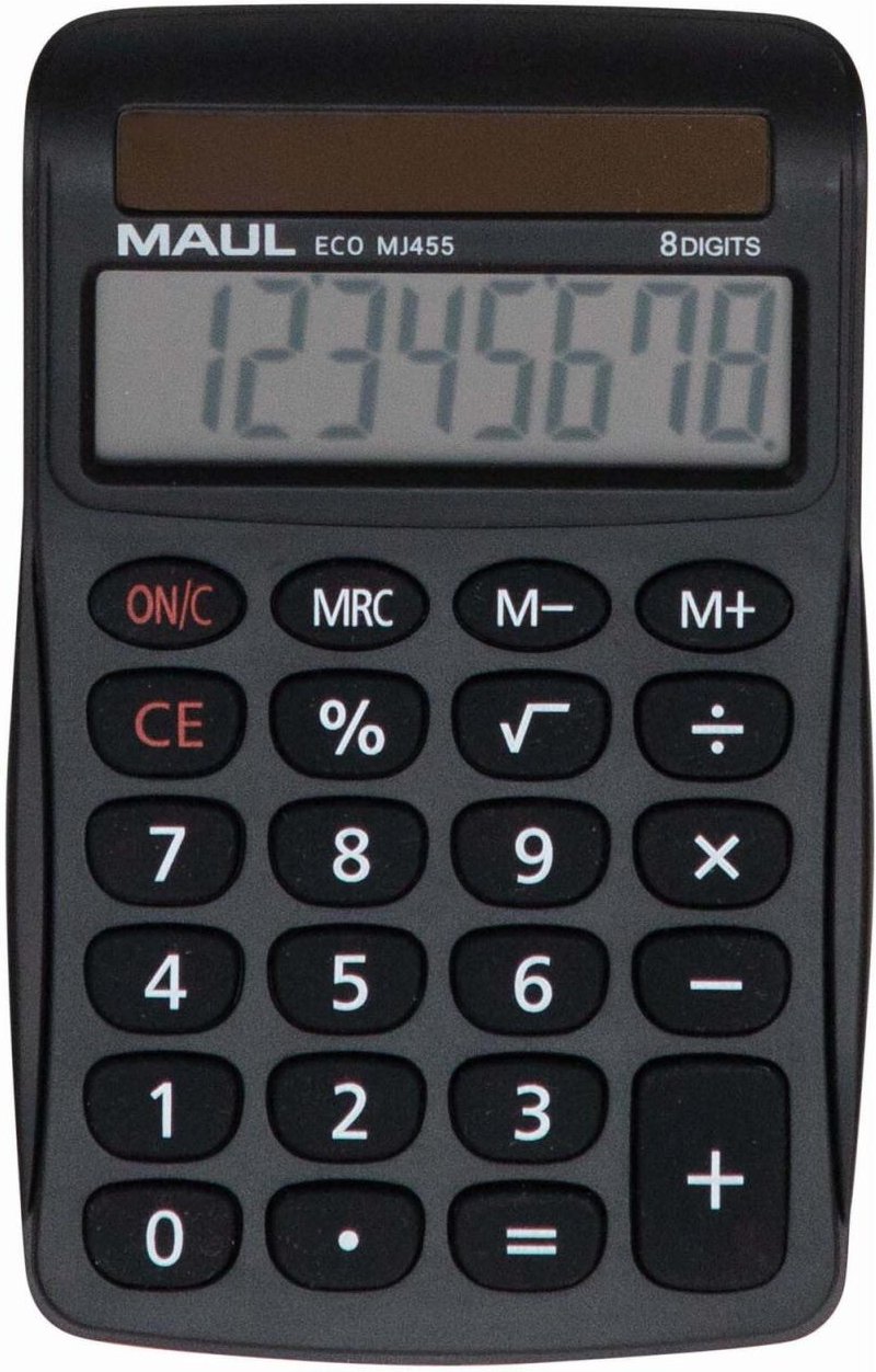 Thumbnail - MAUL Tischrechner ECO MJ455 schwarz