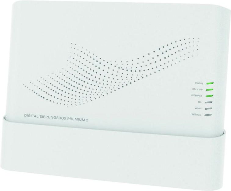 Telekom Digitalisierungsbox Premium 2 4-Gigabit-Ports Dual-Band WiFi 6 weiß (40823406)