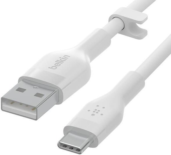 Belkin BoostCharge Flex USB-A auf USB-C Kabel (2m, Weiß)