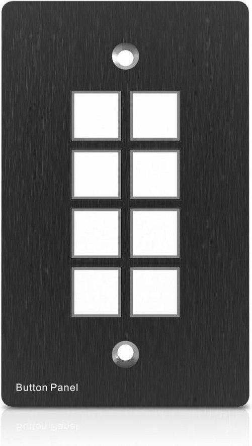 PureTools - Kontroll Panel, 8 programmierbare Buttons, schwarze Frontblende