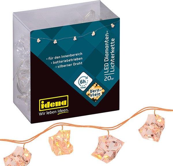 Idena Lichterkette silber