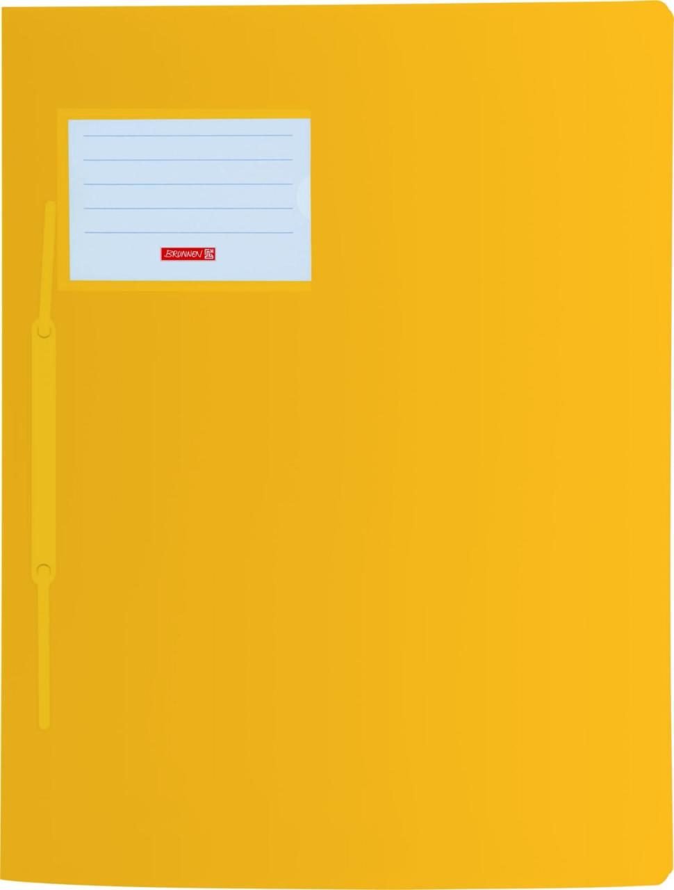 BRUNNEN Schnellhefter DIN A4 Polypropylen (PP) gelb transluzent