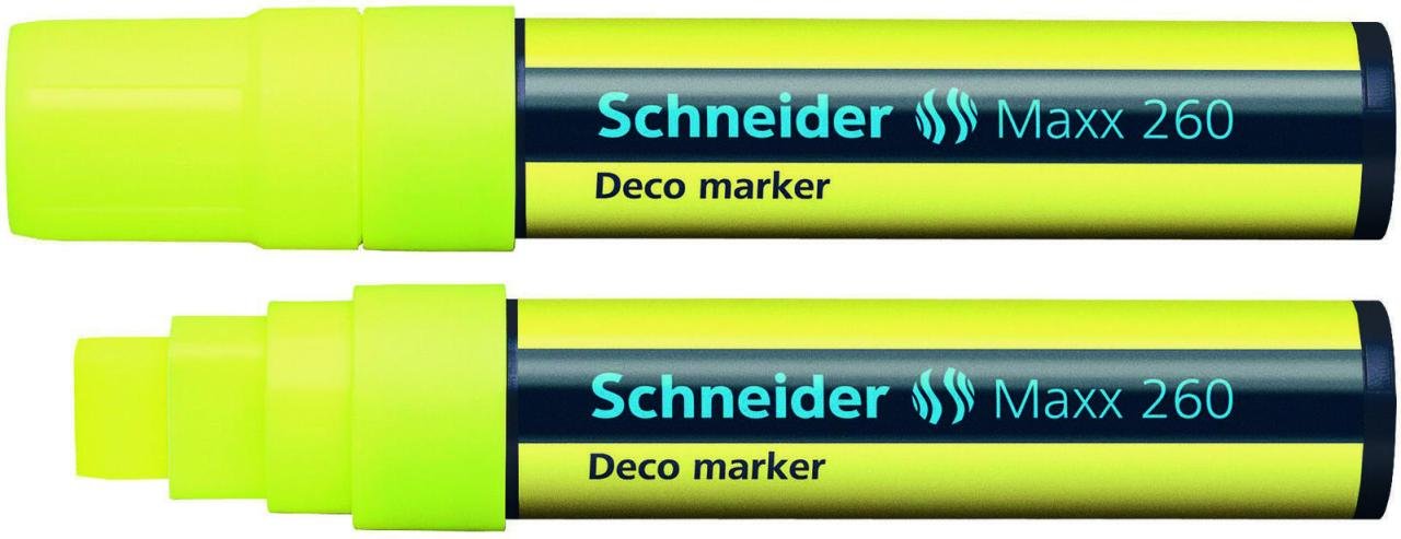Schneider Maxx 260 Kreidemarker 5.0 - 15.0 mm Gelb