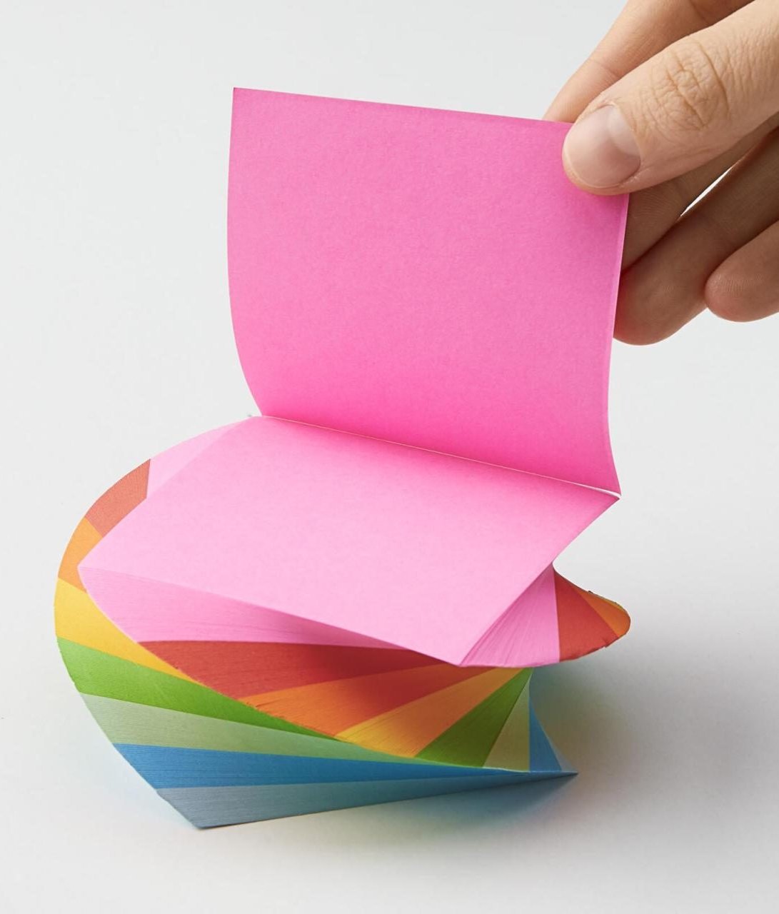 folia Notizzettel geleimt 7.5 cm x 7.5 cm farbsortiert