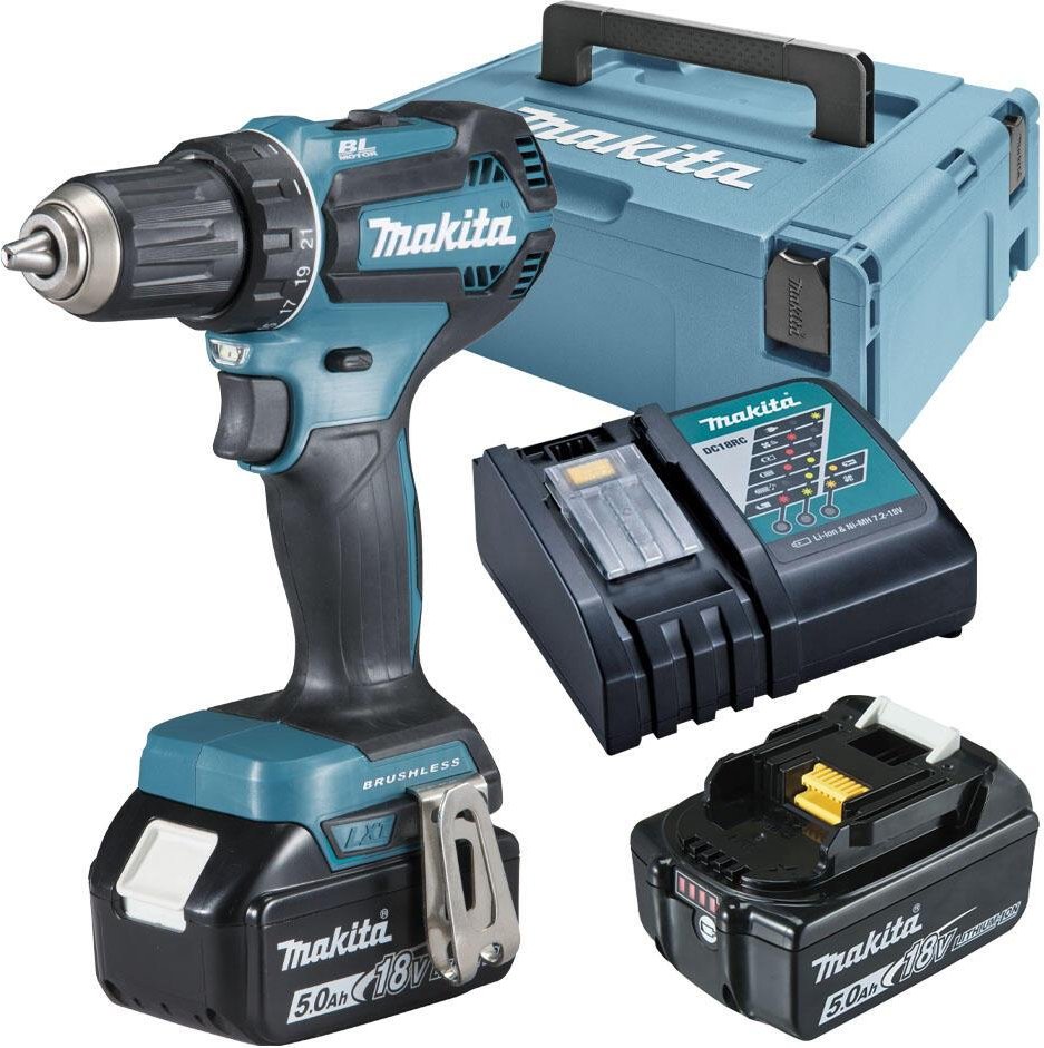 Thumbnail - makita Akku-Bohrschrauber-Set DDF485RTJ