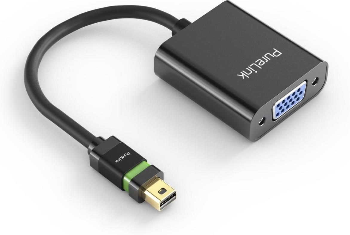 Thumbnail - PureLink MiniDP/VGA Adapter - Ultimate Serie - 0,15m - schwarz