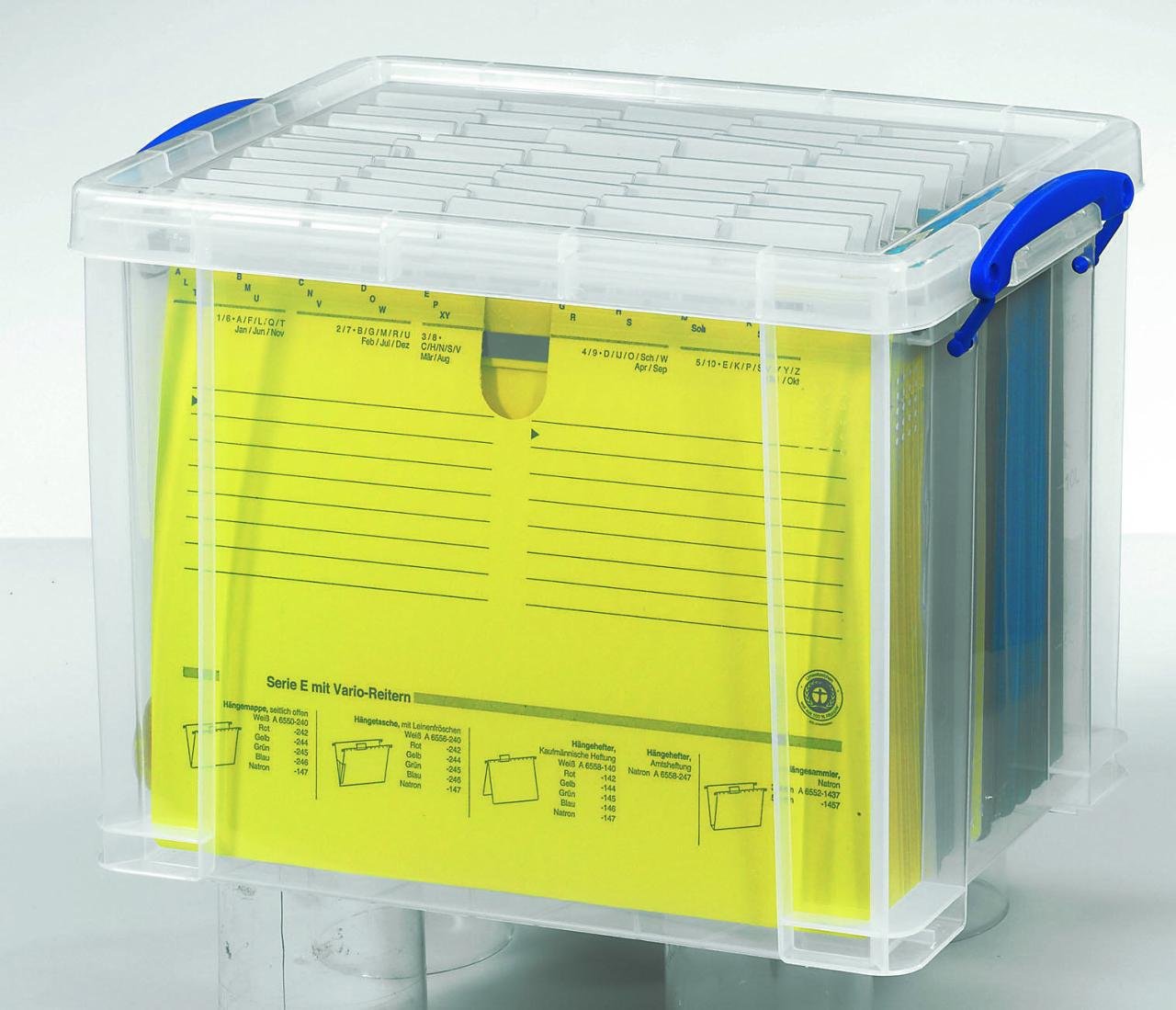 Thumbnail - Really Useful Box Aufbewahrungsbox 19,0 l - 39,5 x 25,5 x 29,0 cm transparent