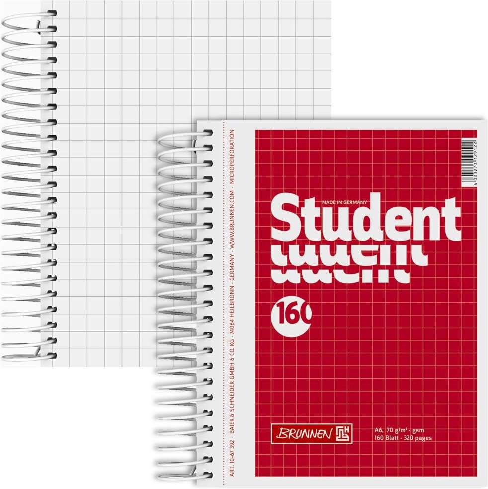 BRUNNEN Collegeblock DIN A6 kariert