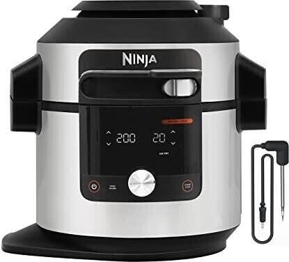 Ninja Foodi MAX 14 in 1 OL750EU Multifunktionskochgerät , schwarz/silber