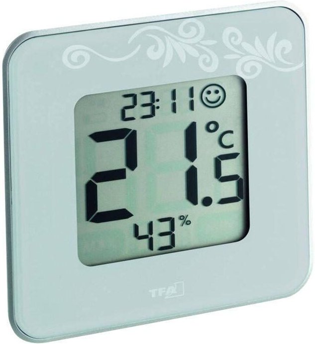 TFA® STYLE 30.5021.02 Wetterstation grau