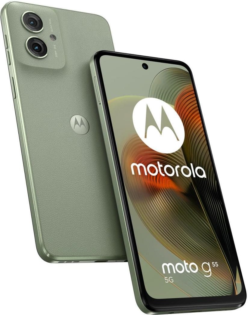 Motorola Moto G55 - 5G Smartphone 8GB/256GB (6.49"), rauchig grün